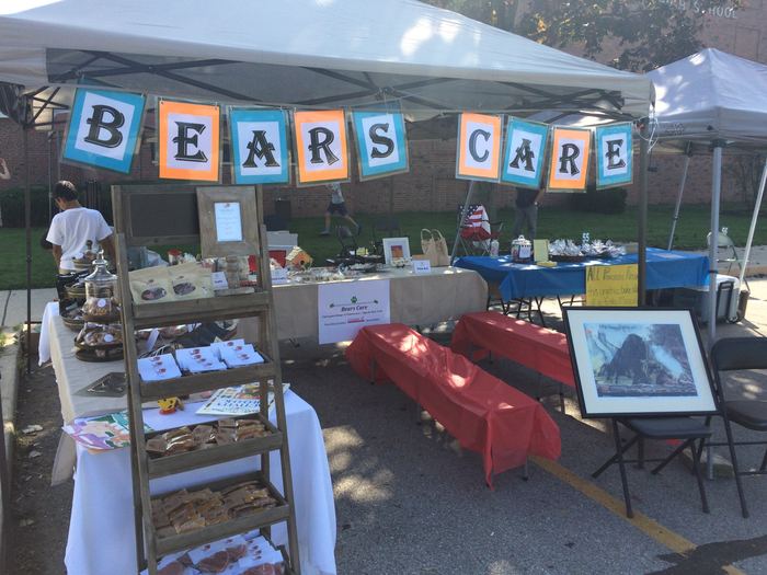 The Bears Care stall